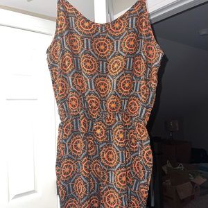 Black and Orange romper